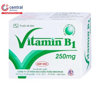 Vitamin B1 250mg Mekophar (vỉ)