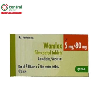 Thuốc Wamlox 5mg 80mg Thuốc điều trị tăng huyết áp vô căn