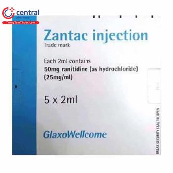 Zantac injection 25mg/ml
