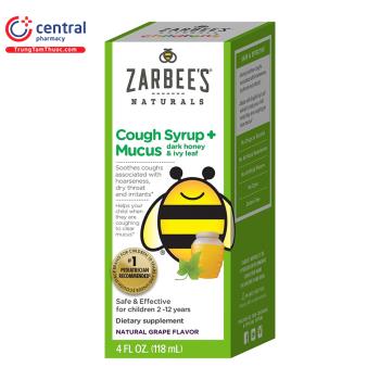 Zarbees’s Naturals Cough Syrup Mucus