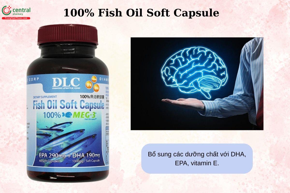 Công dụng của 100% Fish Oil Soft Capsule DLC