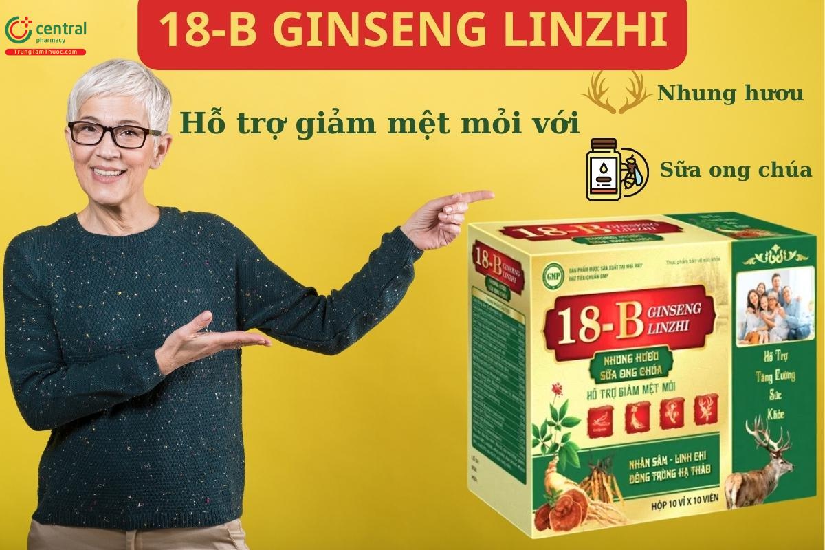 18B Ginseng Linzhi (nhung hươu, sữa ong chúa)