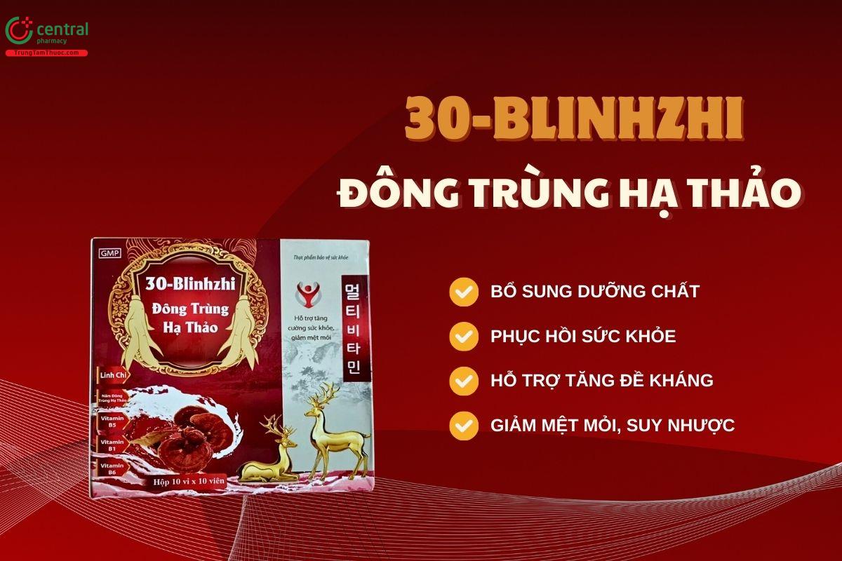 30-Blinhzhi Đông Trùng Hạ Thảo tăng cường đề kháng, giảm mệt mỏi