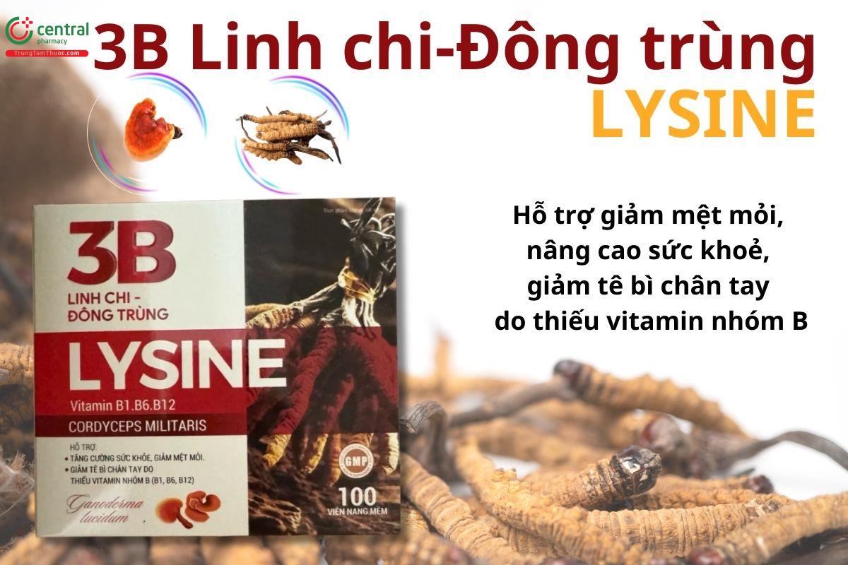 3B Linh chi Đông trùng Lysine