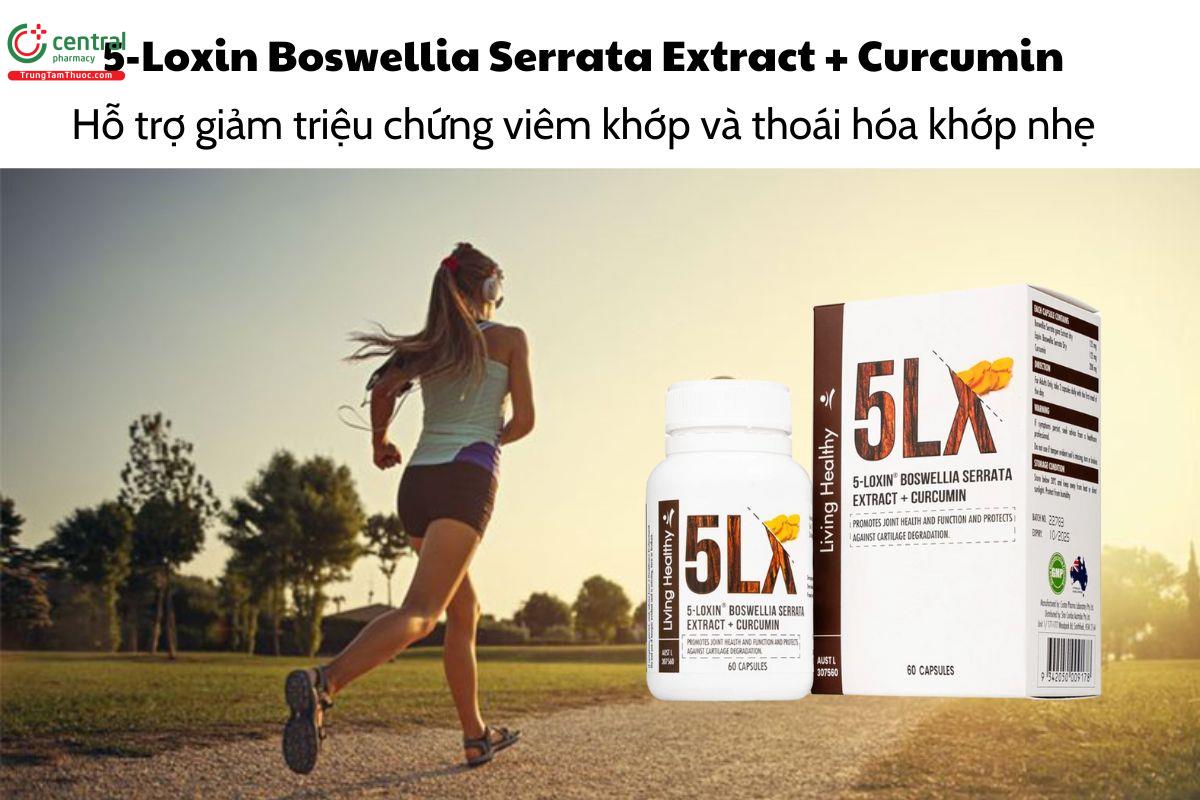 5-Loxin Boswellia Serrata Extract + Curcumin - Giảm triệu chứng viêm khớp nhẹ