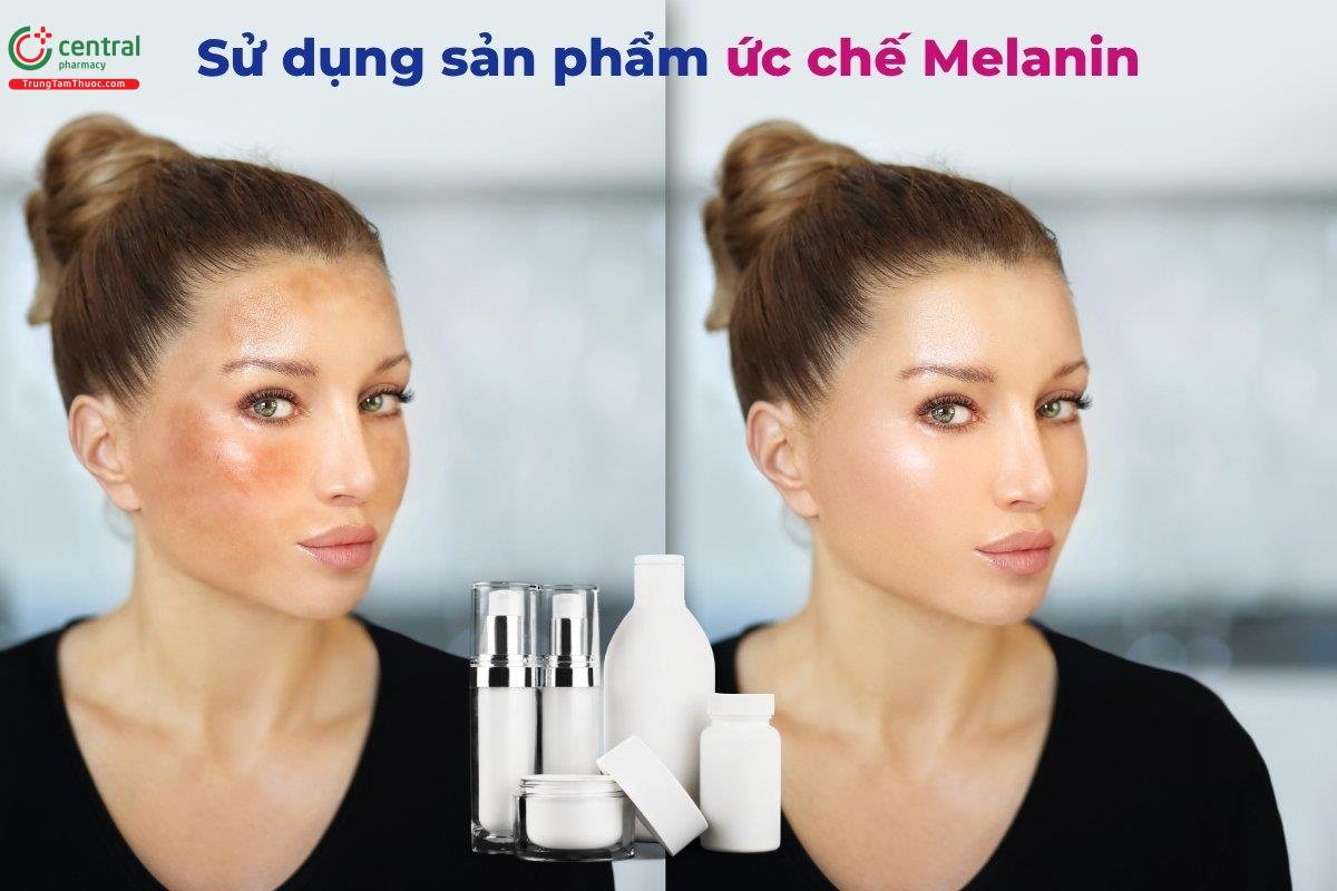 Sử dụng sản phẩm ức chế Melanin