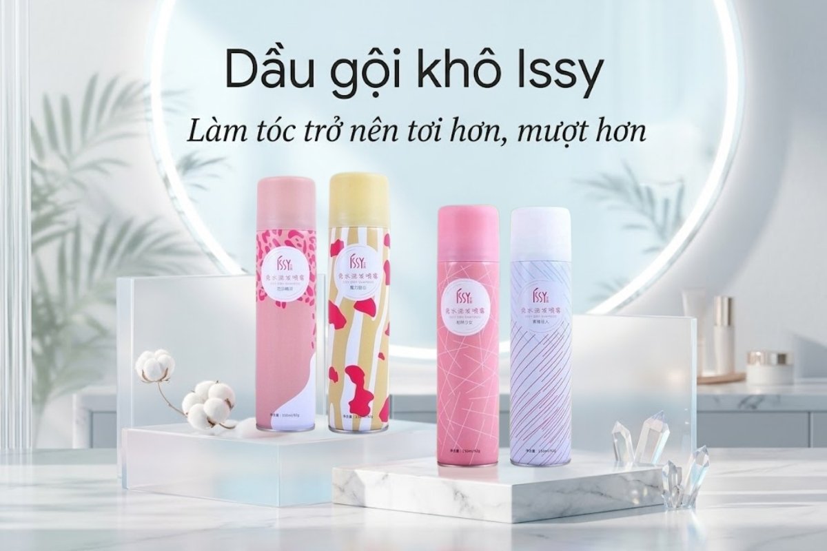 Dầu gội khô Issy nội địa trung