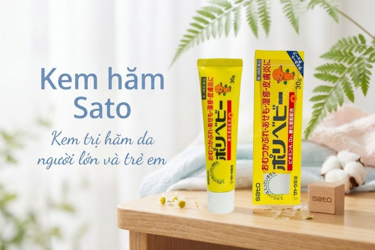 Sato - Kem trị hăm tã hiệu quả