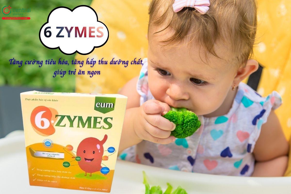 Thuốc 6 Zymes tăng hấp thu dưỡng chất, giúp bé ăn ngon
