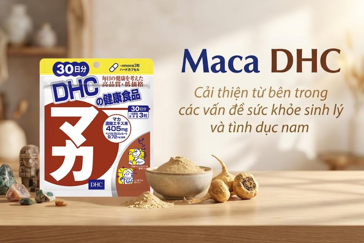 Maca DHC - Thuốc chống xuất tinh sớm, tăng sinh lý tốt nhất của Nhật
