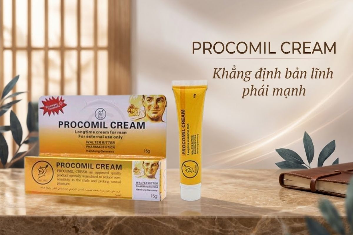 Procomil Cream - Khẳng định bản lĩnh phái mạnh