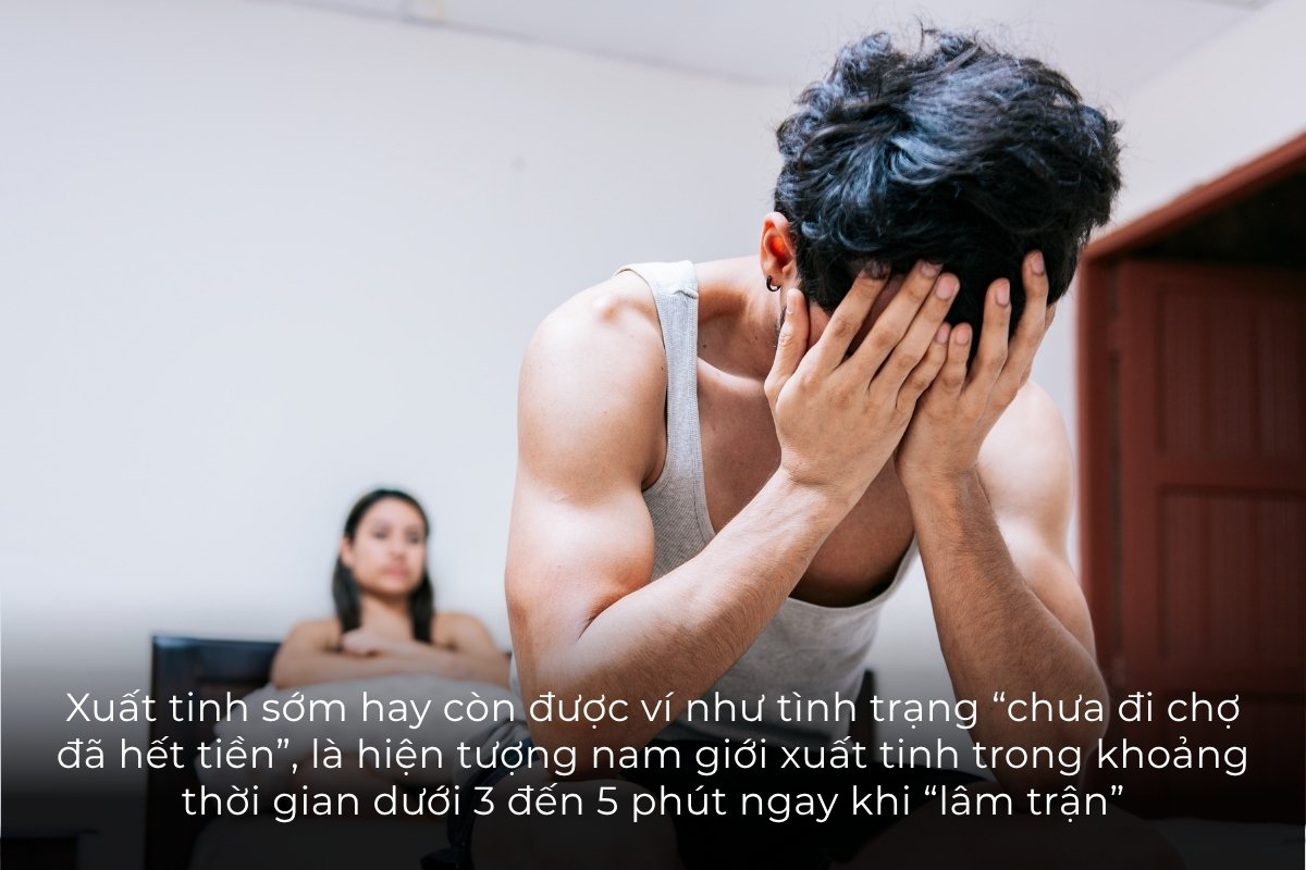 Ảnh minh họa chứng xuất tinh sớm ở nam giới