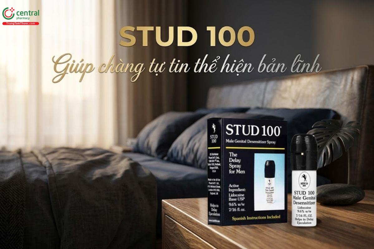 Thuốc xịt giúp kéo dài thời gian quan hệ Stud 100