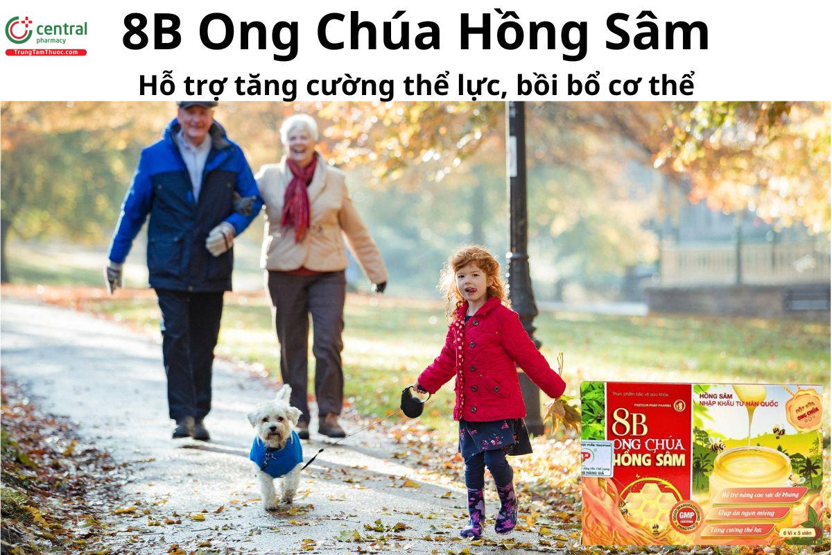 8B Ong Chúa Hồng Sâm - Giúp nâng cao thể lực, tăng cường miễn dịch