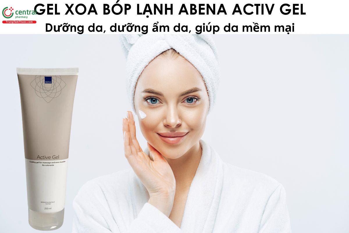 Gel xoa bóp giảm đau Abena Active Gel Dưỡng da, giúp da mềm mại