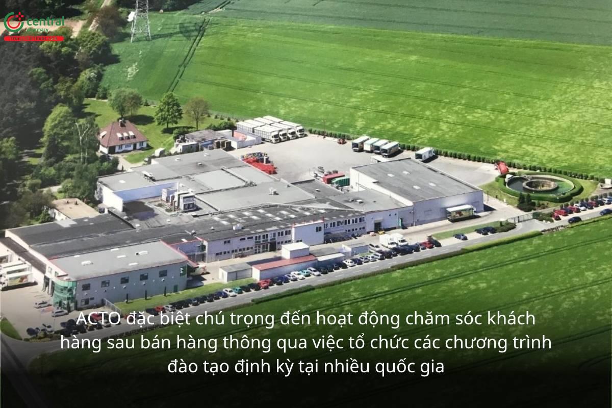 ACTO đặc biệt chú trọng đến hoạt động chăm sóc khách hàng sau bán hàng thông qua việc tổ chức các chương trình đào tạo định kỳ tại nhiều quốc gia