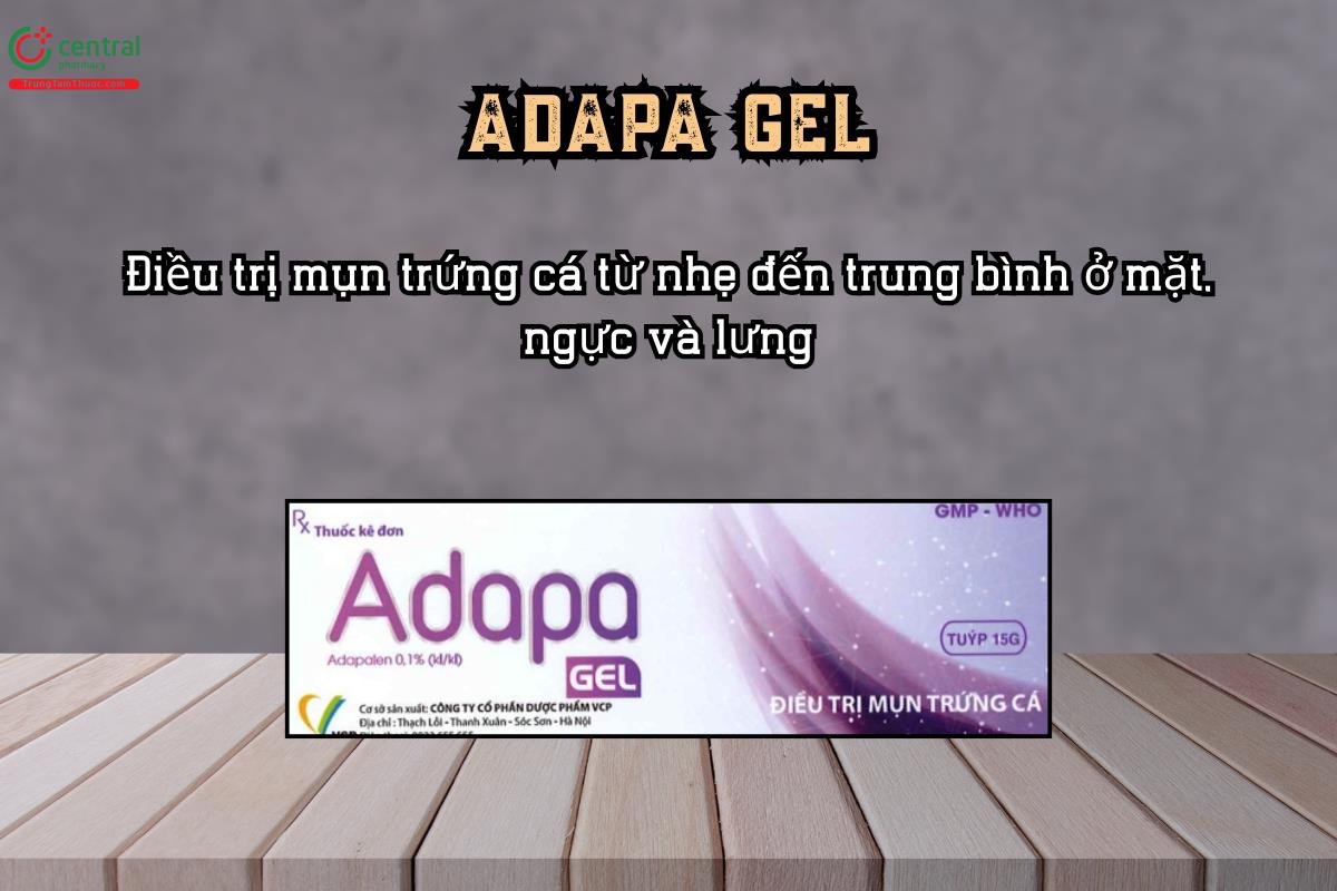 Điều trị mụn trứng cá với thuốc ADAPA Gel