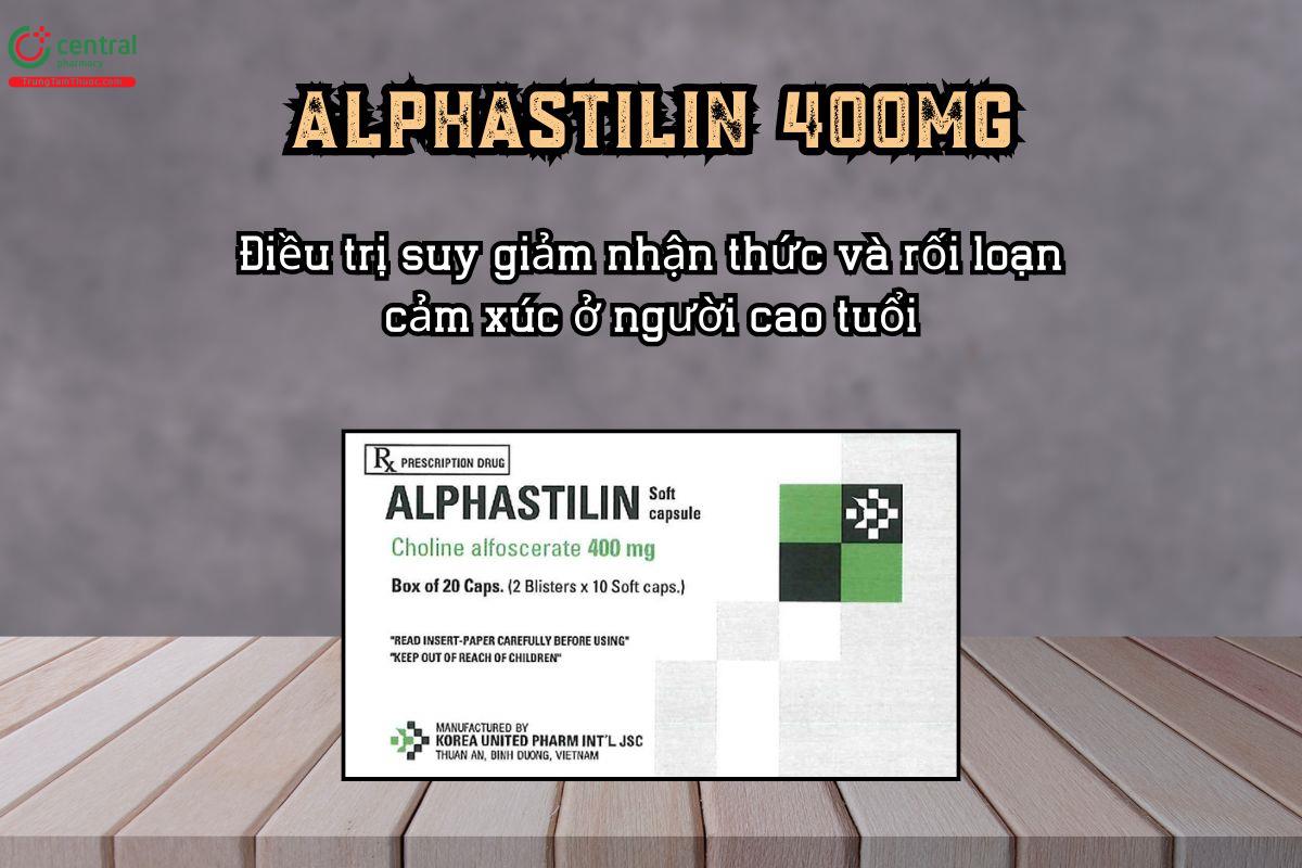 ALPHASTILIN tác động lên hệ thần kinh, cung cấp cholin hỗ trợ bảo vệ mô não