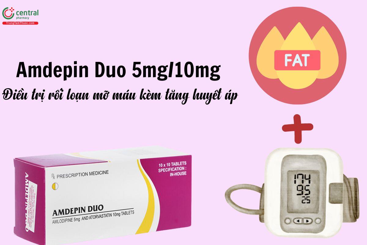 Chỉ định Thuốc Amdepin Duo