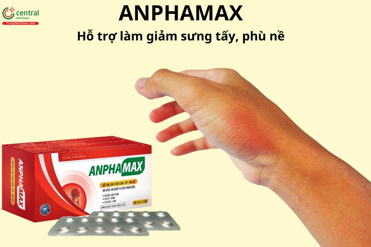 Anphamax - Giúp làm giảm sưng tấy, phù nề do chấn thương