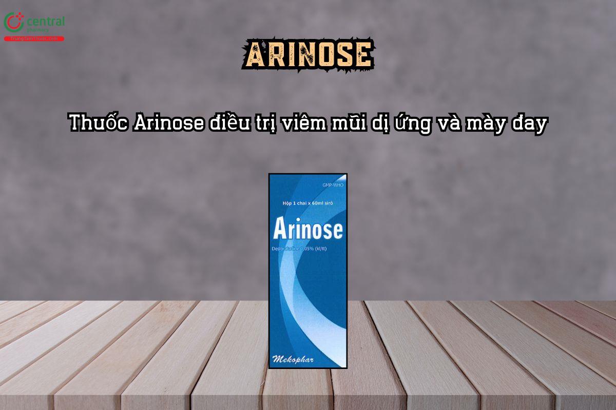 Thuốc Arinose điều trị viêm mũi dị ứng và mày đay