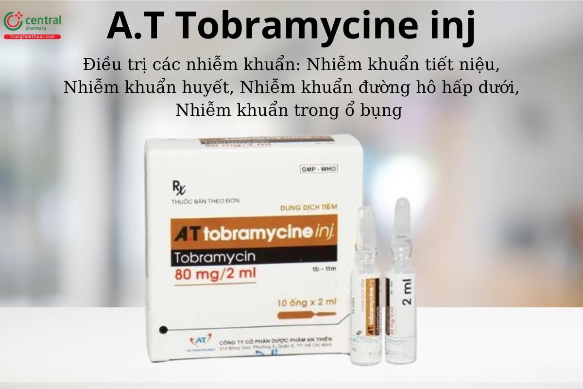 A.T Tobramycine inj 80mg/2ml