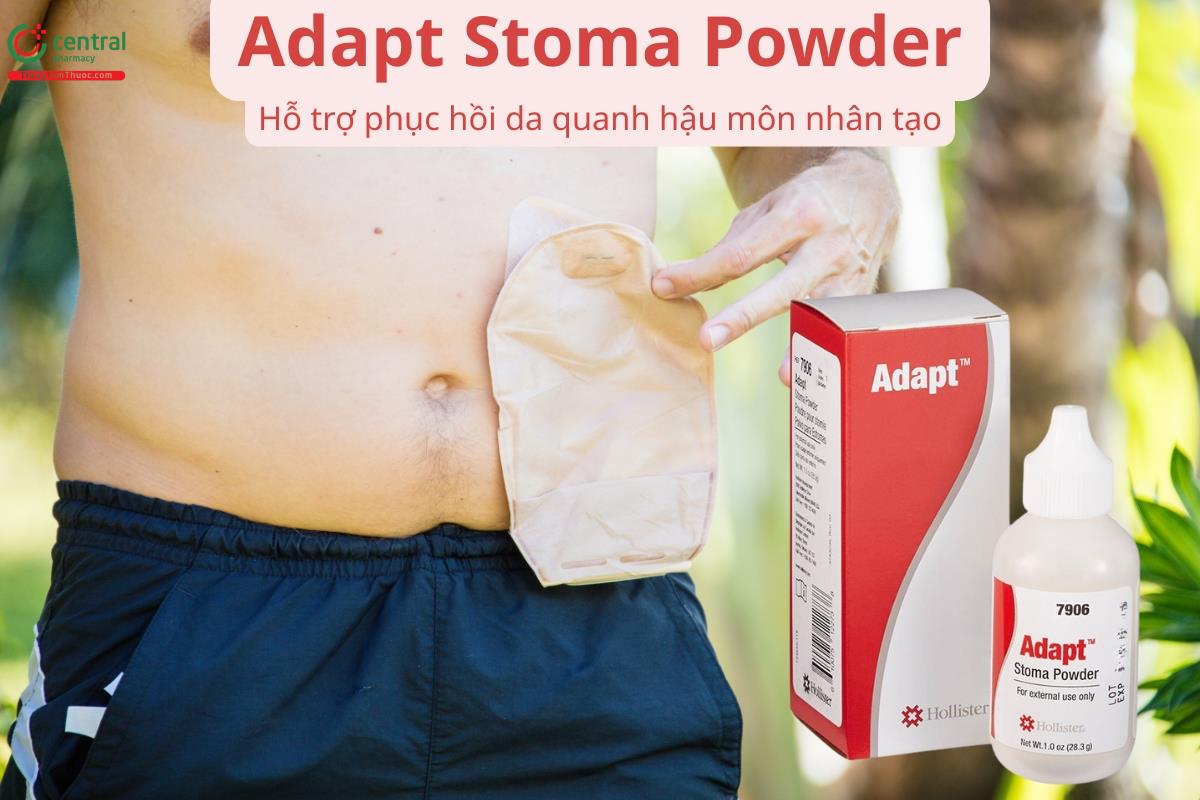 Adapt Stoma Powder hỗ trợ phục hồi da quanh hậu môn nhân tạo