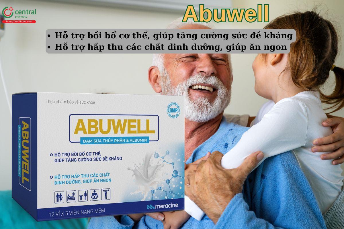 Viên uống Abuwell giúp bổi bổ cơ thể, tăng cường sức đề kháng