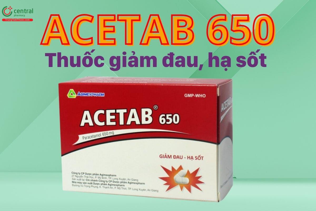 Thuốc Acetab 650