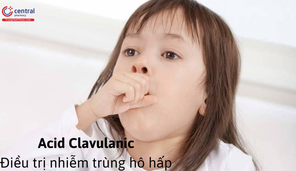 Acid Clavulanic điều trị nhiễm trùng hô hấp