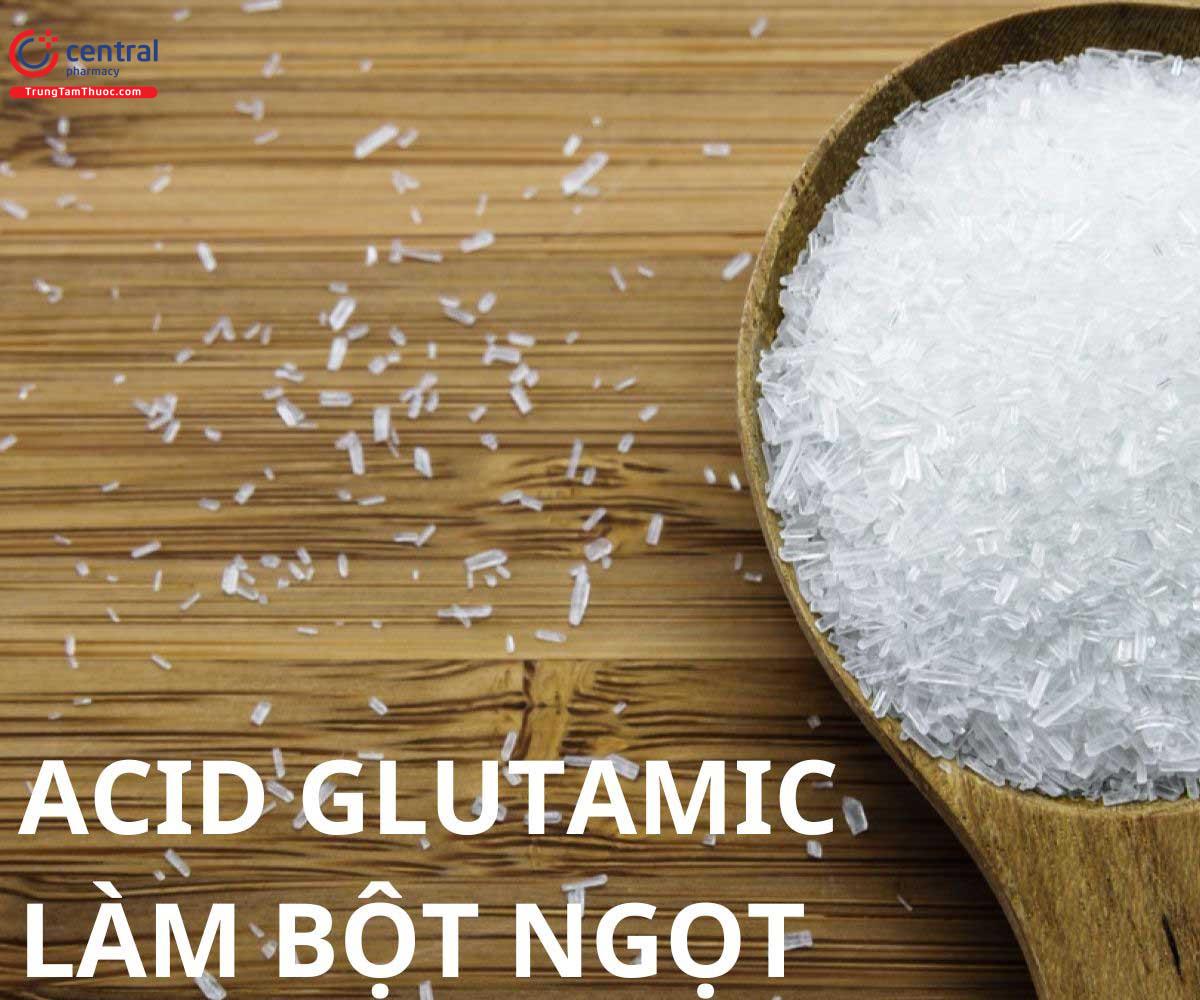 Acid Glutamic làm mì chính