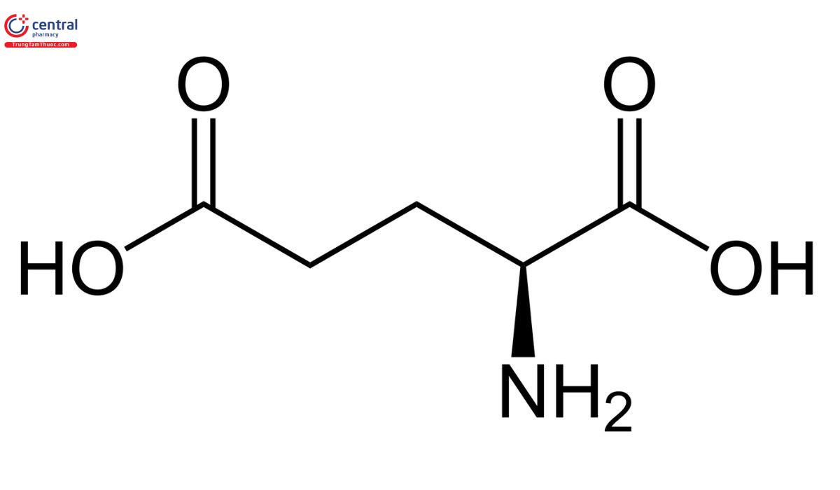 Công thức cấu tạo của Acid Glutamic