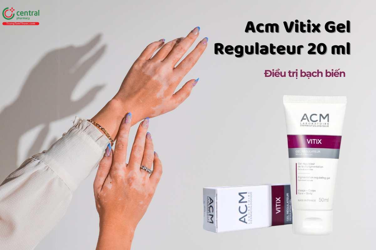 Thuốc ACM Vitix Gel Regulateur 20ml hỗ trợ điều trị bạch biến của Pháp