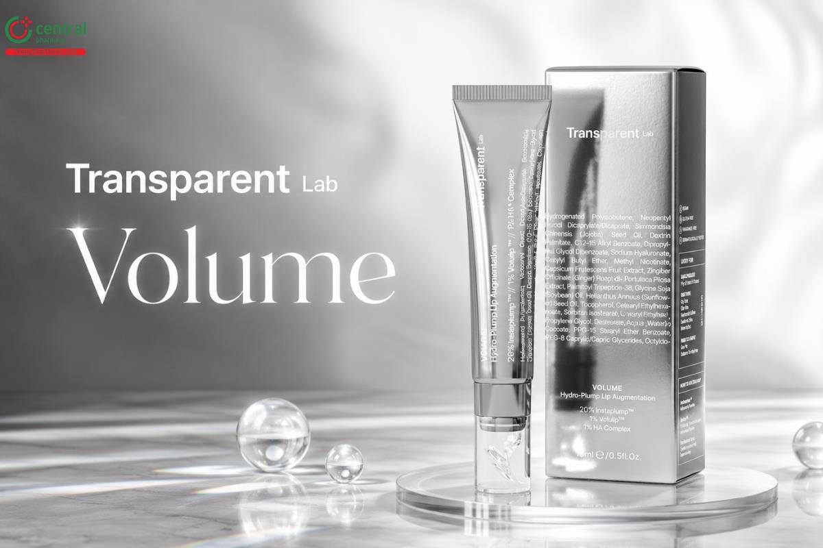 Transparent Lab Volume Tinh chất dưỡng môi 15ml