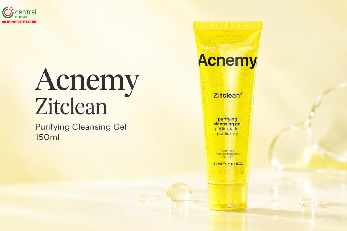 Acnemy Zitclean Purifying Cleansing Gel 150ml Làm sạch sâu bụi bẩn