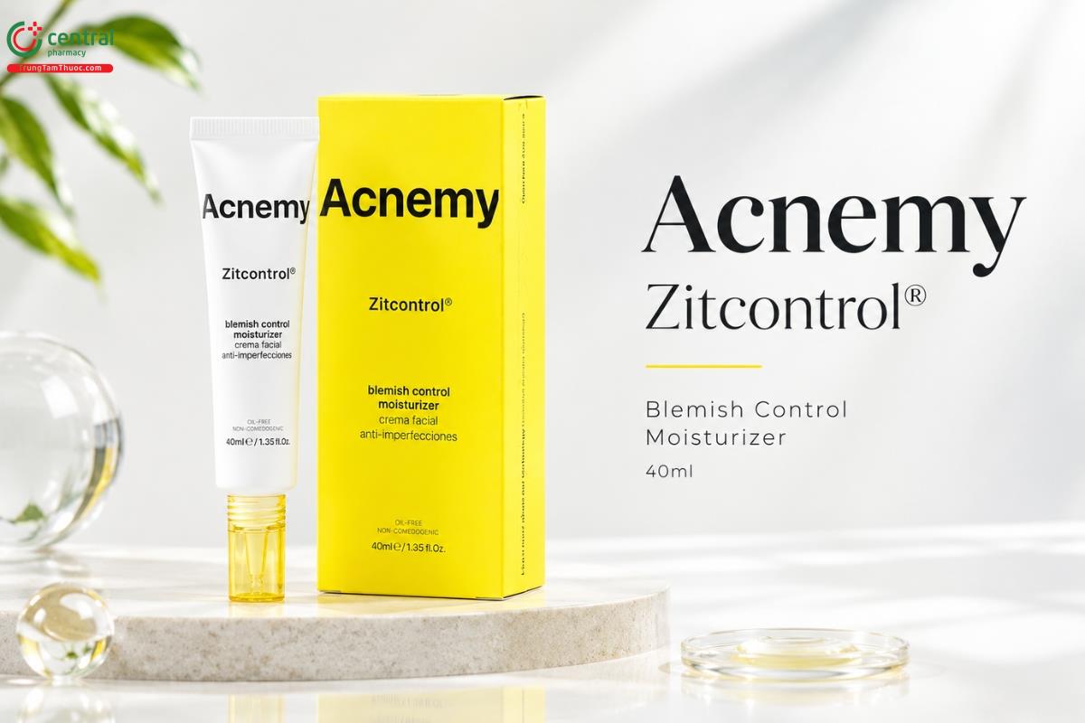 Acnemy Zitcontrol Blemish Control Moisturizer Hỗ trợ kiểm soát và làm giảm kích thước các nốt mụn