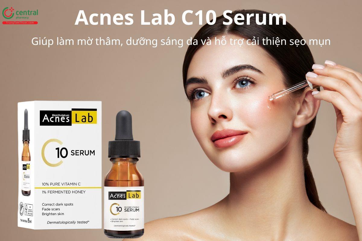 Acnes Lab C10 Serum làm mờ thâm, dưỡng sáng da, cải thiện sẹo