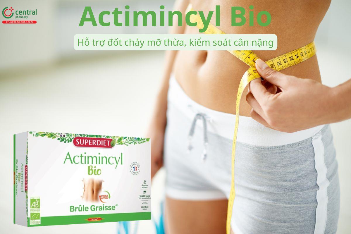 Actimincyl Bio hỗ trợ đốt cháy mỡ thừa, kiểm soát cân nặng