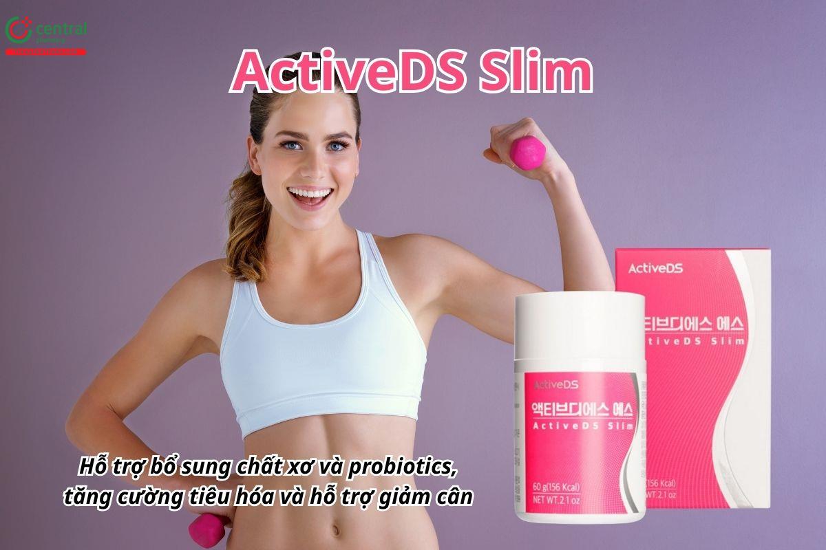 ActiveDS Slim hỗ trợ bổ sung chất xơ và probiotics, tăng cường tiêu hóa và hỗ trợ giảm cân