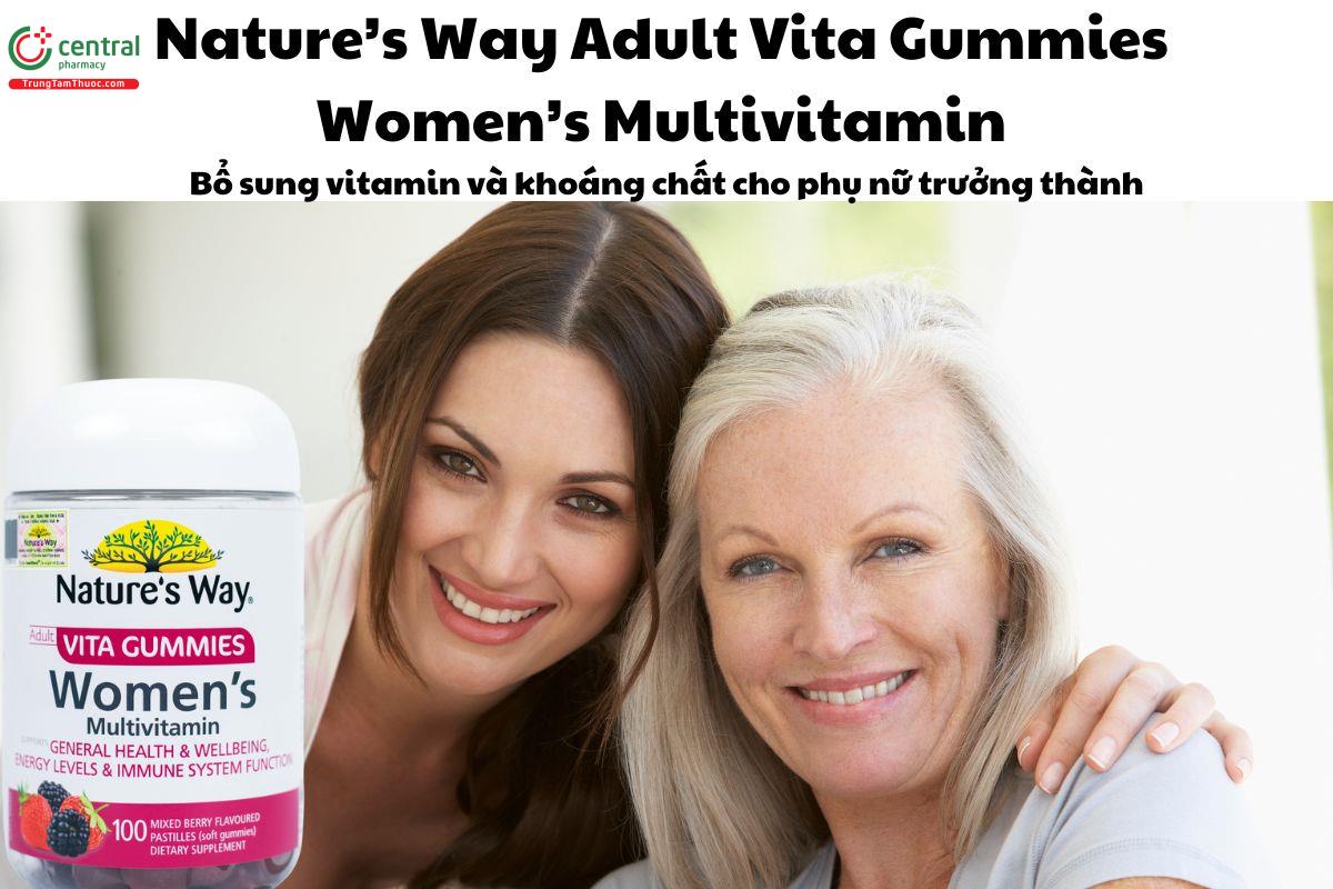 Nature’s Way Adult Vita Gummies Women’s Multivitamin dành cho nữ giới