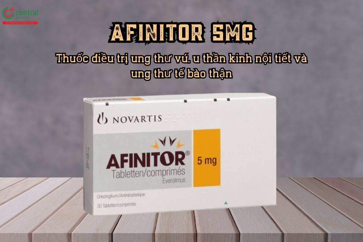 Thuốc Afinitor điều trị ung thư vú, u thần kinh nội tiết và ung thư tế bào thận 