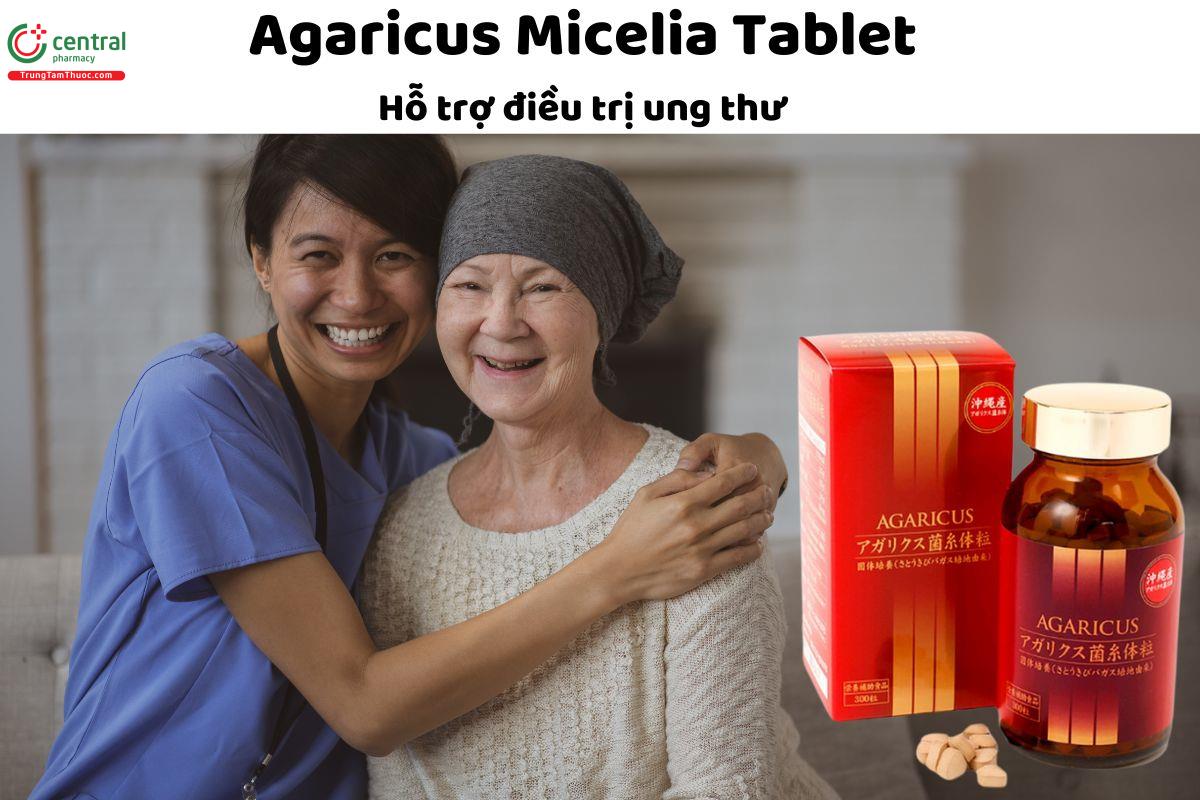 Agaricus Mycelia Tablet - giúp tăng cường hệ miễn dịch, loại gốc tự do