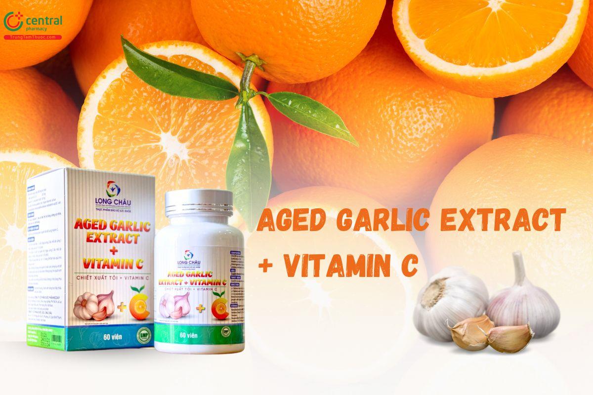 Aged Garlic Extract + Vitamin C hỗ trợ tăng cường đề kháng cơ thể