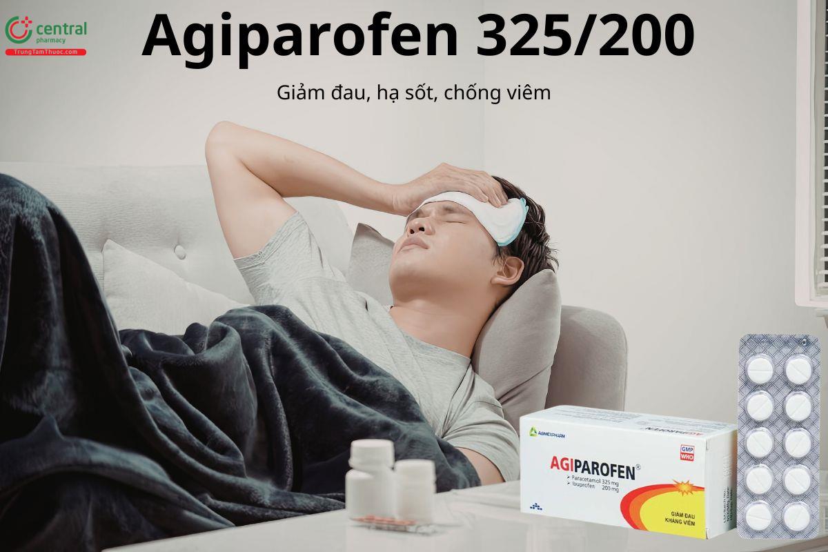 Agiparofen 325/200 giảm đau nhẹ-trung bình, hạ sốt, chống viêm