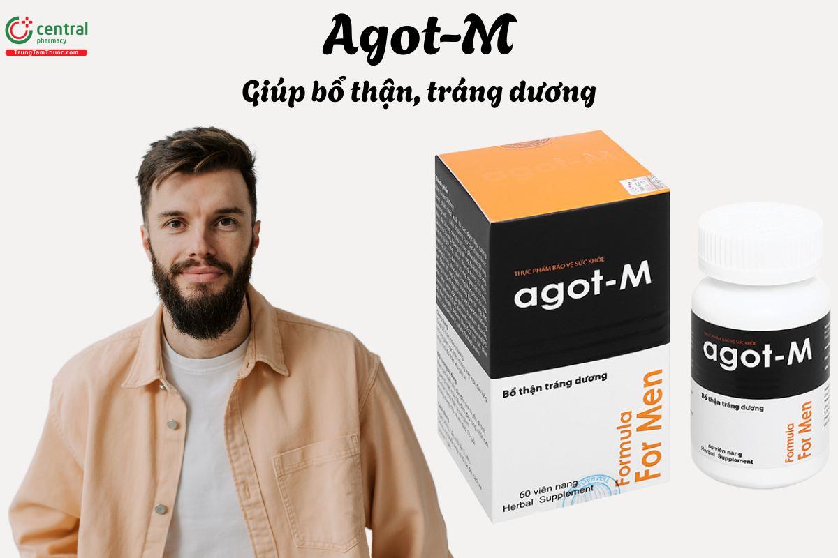 Agot-M - Giúp tăng cường chức năng thận, cải thiện sinh lý nam