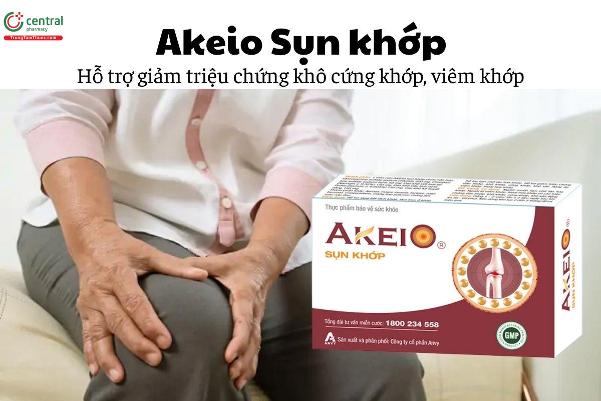 Akeio Sụn khớp - Hỗ trợ giảm triệu chứng khô cứng khớp, viêm khớp
