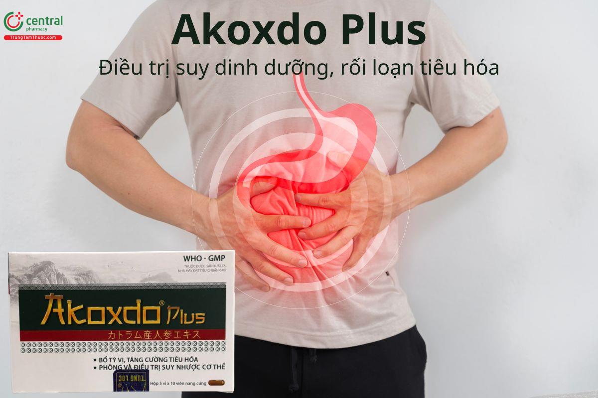 Akoxdo Plus điều trị suy dinh dưỡng, rối loạn tiêu hóa