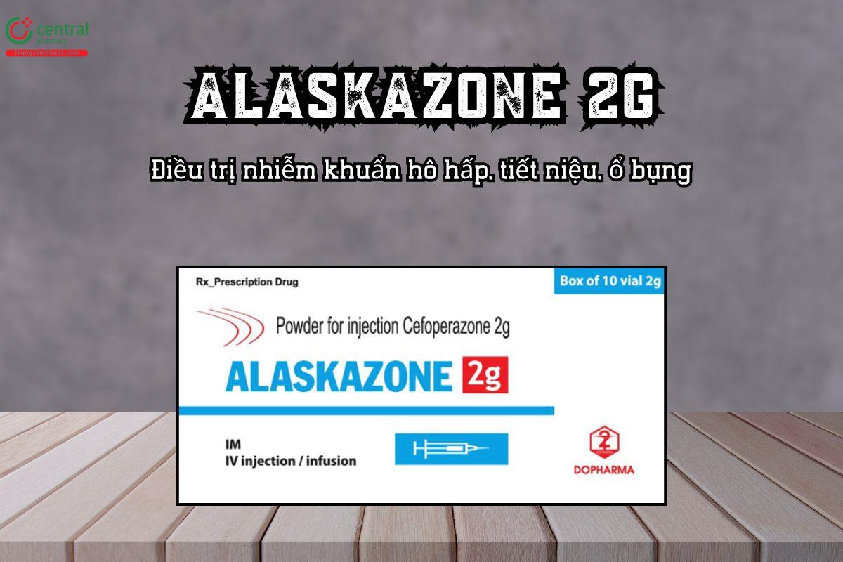 Thuốc Alaskazone 2g  – Điều trị nhiễm khuẩn hô hấp, tiết niệu, ổ bụng
