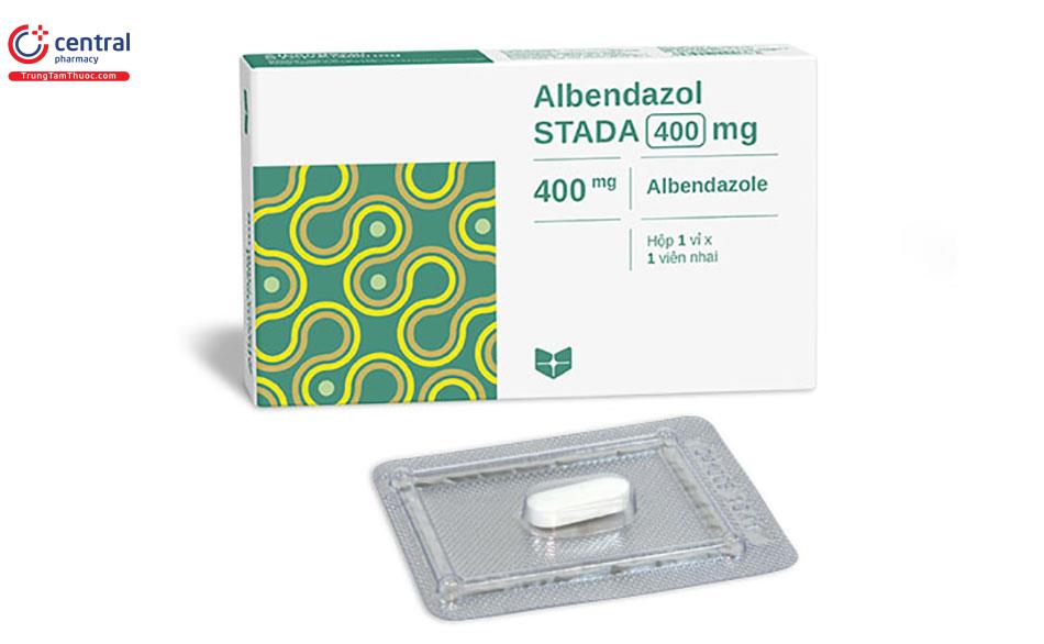 Thuốc tẩy giun Albendazol STADA 400mg