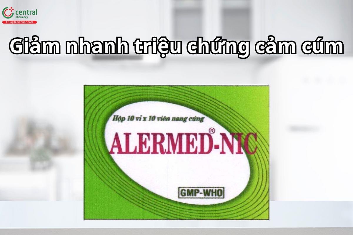 Thuốc Alermed-Nic giúp giảm đau nhức, các triệu chứng nghẹt mũi, hạ sốt